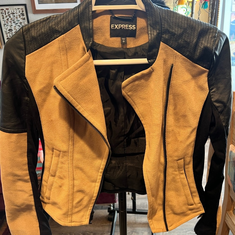 Express Leather jacket size Small
